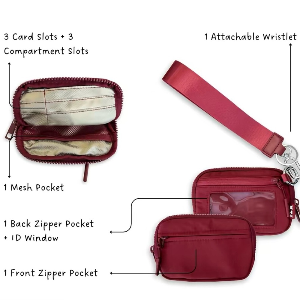 Red Women's Wallet - Picture 2 of 4